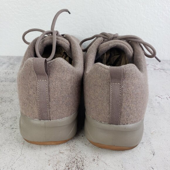 Therafit Men's Wool Runner Shoe Comfort Arch Support in Tan Taupe size 10.5 - Picture 5 of 12